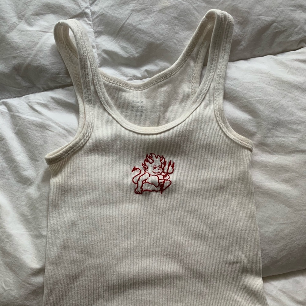 Brandy Melville Devil Tank Top - Picture 2 of 4